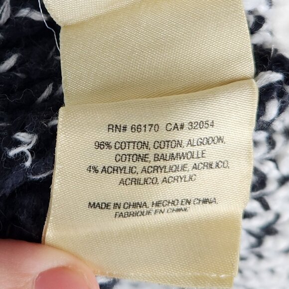 Anthropologie Akemi + Kin Slouchy Knit Pompom Ombre Cardigan Coat SP Flawed - Picture 8 of 12